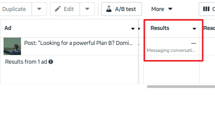 Before recovery: empty or blocked conversions in ads tools