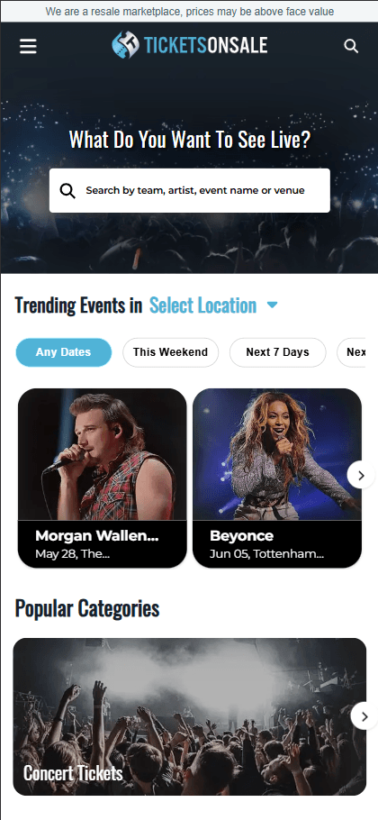 TicketOnSale Facebook Tracking after recovery