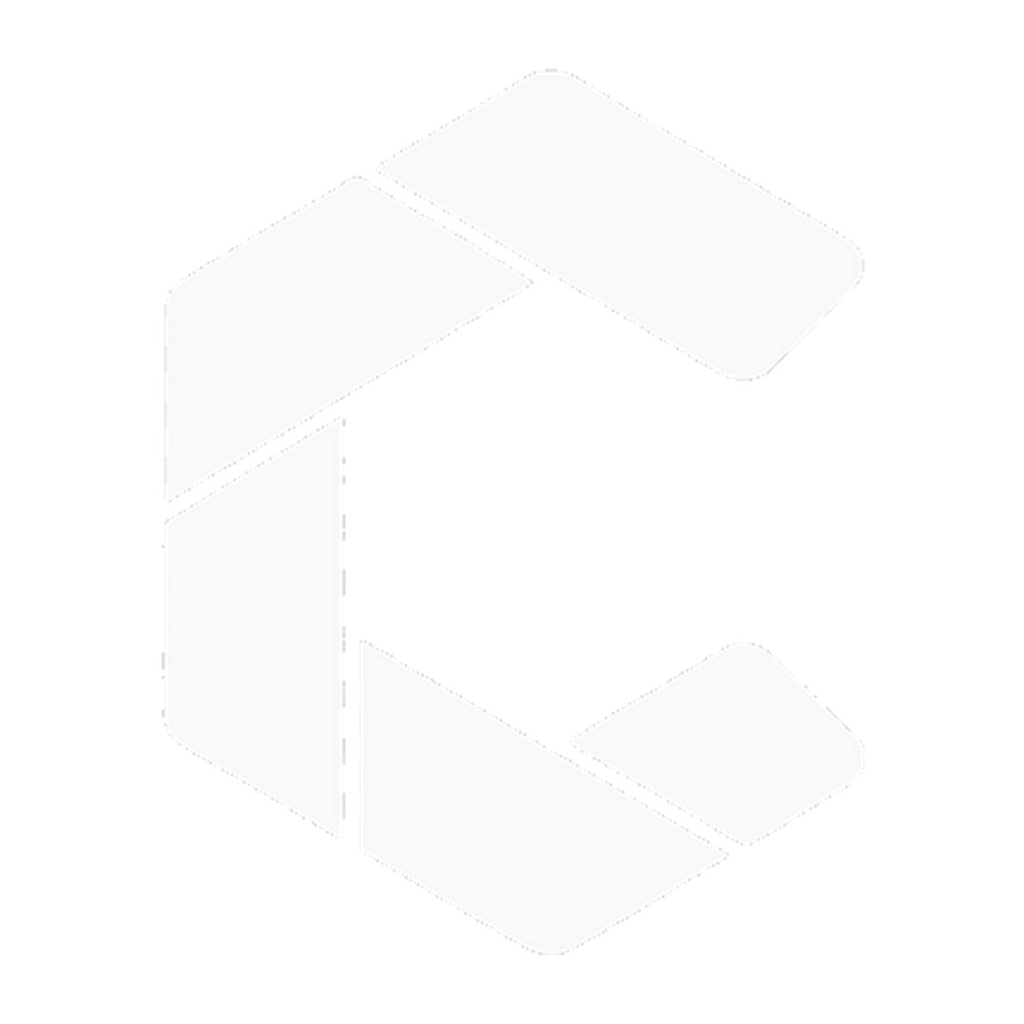 Crisper.io mark in on-primary, for primary blue or black